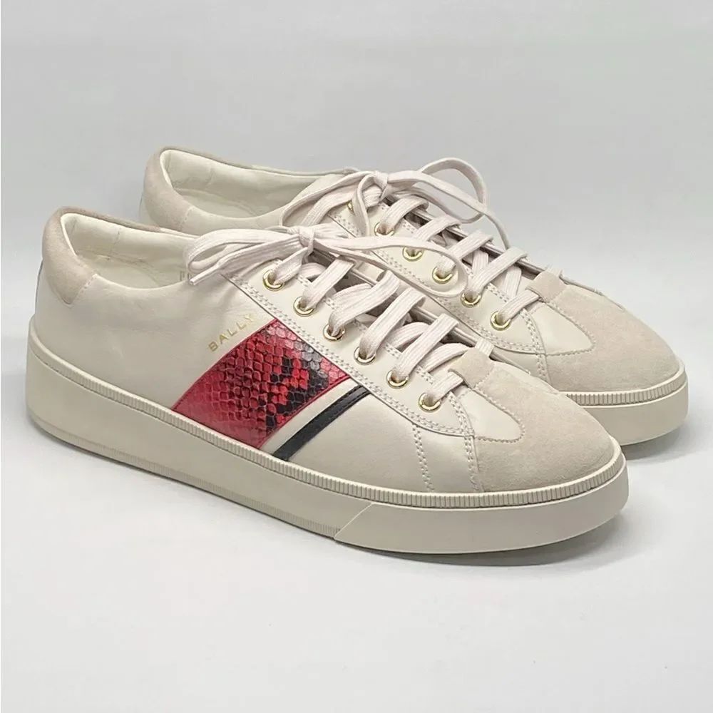 Bally Roller Embossed Low-Top Sneakers size 43/us size 10